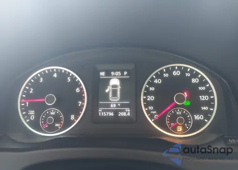 2013 Volkswagen Tiguan Se из США, поврежденный, VIN WVGBV3AX6DW570929